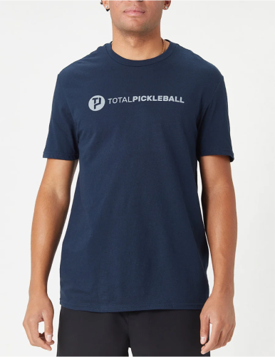 Total Pickleball Promo T-Shirt – Navy/Grey – 08